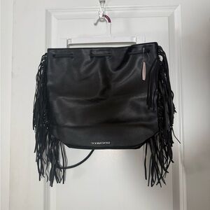 Victorias Secret Fringe Drawstring Backpack
